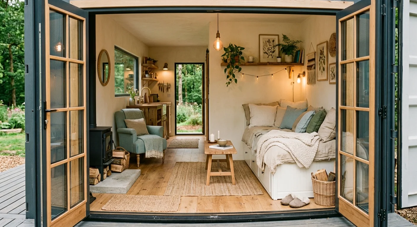 Tiny House — extérieur maison container compact